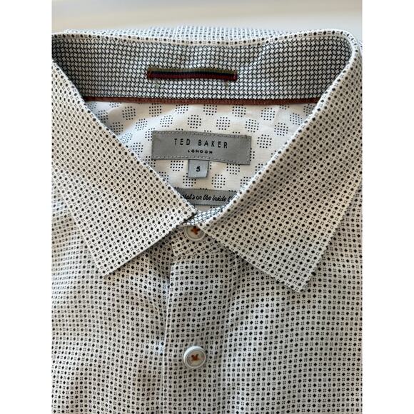Ted Baker London Men’s Subik Slim Fit Sport Shirt  size 5 (XL) - Picture 5 of 14